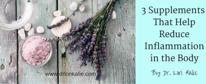 3 Supplements for inflammation