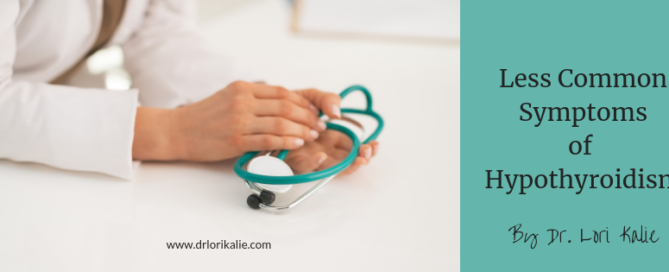 Less common symptoms of hypothyroidism