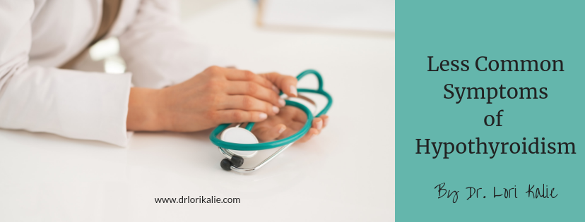 Less common symptoms of hypothyroidism