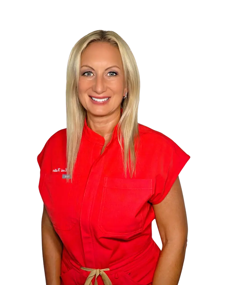 Dr. Lori Kalie Dr. Lori Kalie smiling, wearing a red top
