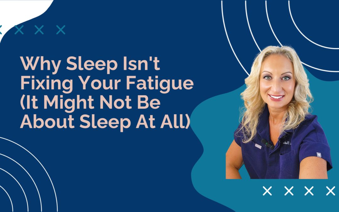 Dr. Lori Kalie explaining why am I so tired with Hashimoto's and mitochondrial dysfunction