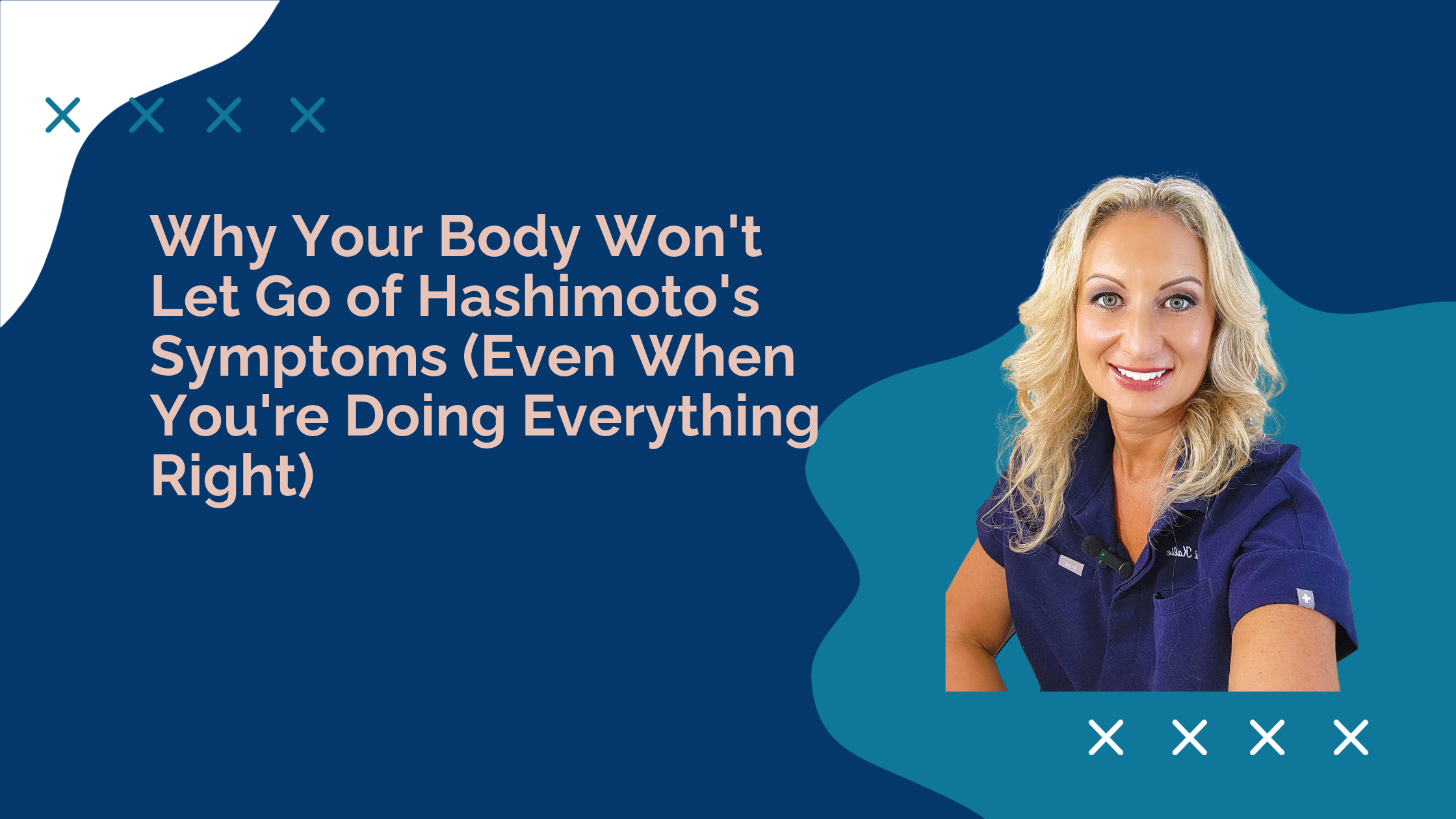 Dr. Lori Kalie discussing why the body holds onto Hashimoto's symptoms