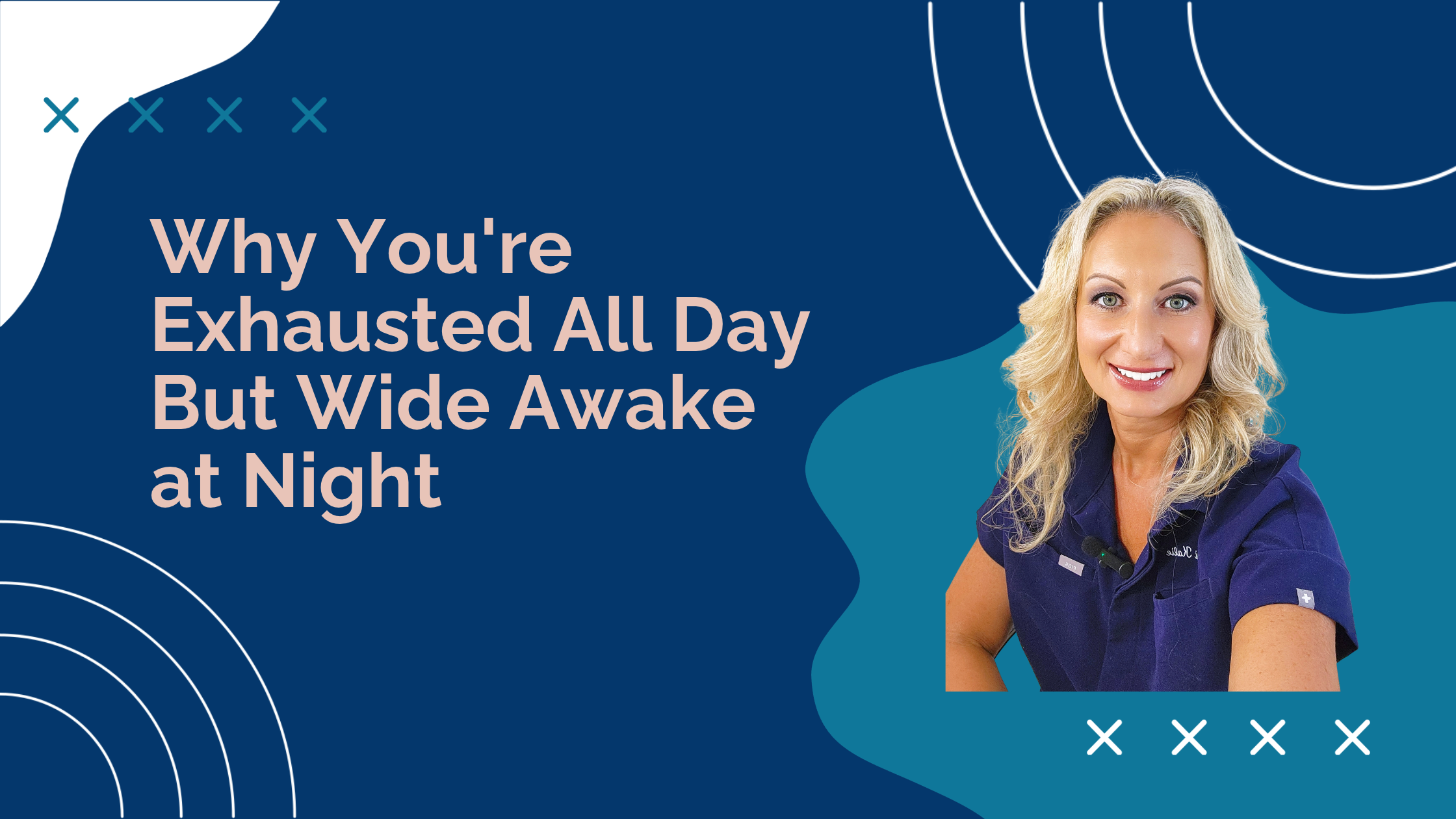 Dr. Lori Kalie explaining why you feel tired in the morning wired at night with Hashimoto's and circadian rhythm