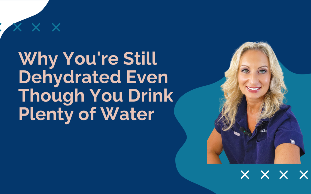 Dr. Lori Kalie explaining why am I always dehydrated even though I drink water and cellular hydration Hashimoto's