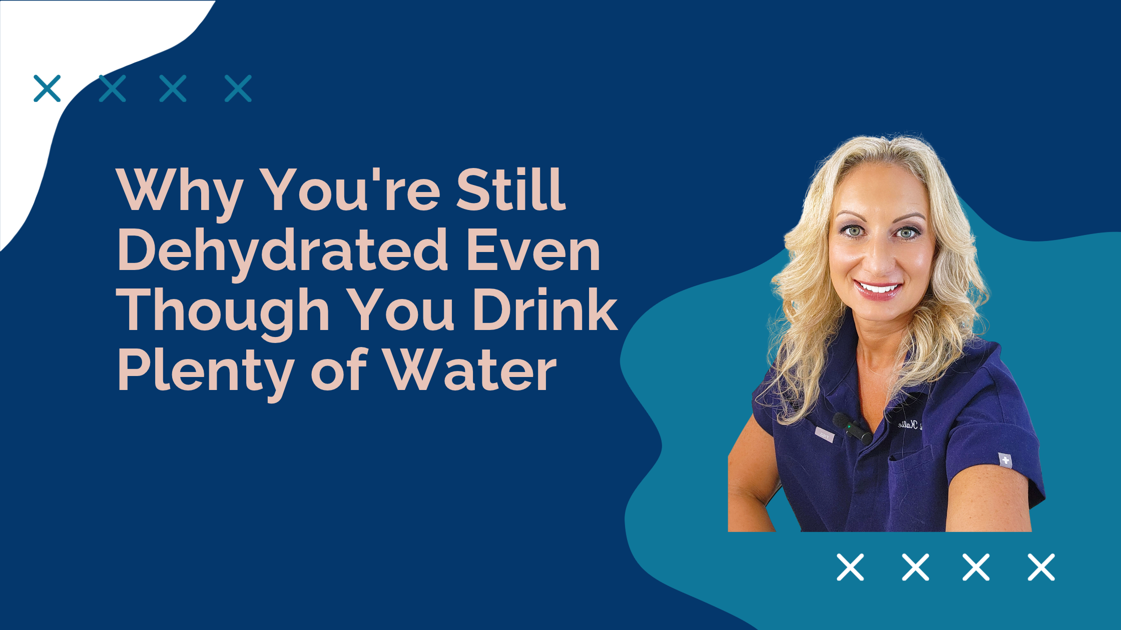 Dr. Lori Kalie explaining why am I always dehydrated even though I drink water and cellular hydration Hashimoto's